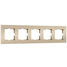 Изображение Рамка на 5 постов Slab (шампань софт) W0052911